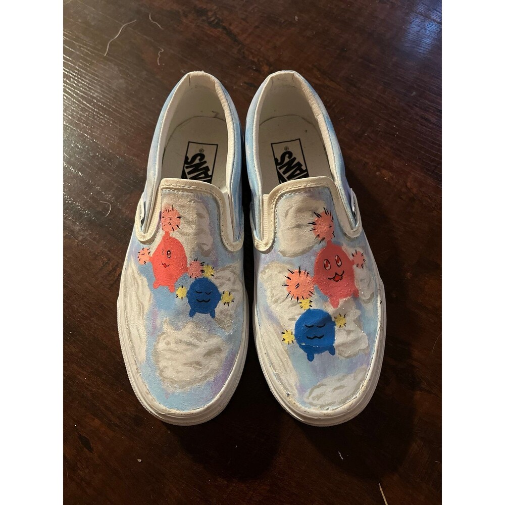 Hand Painted Pokemon Jumpluff Vans